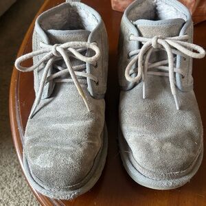 Lace up gray Uggs. Size 8!
